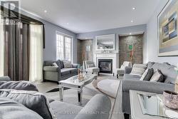 Family Room with Large Windows - 