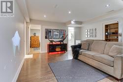 Basement Media Room with 4 Piece Washroom - 