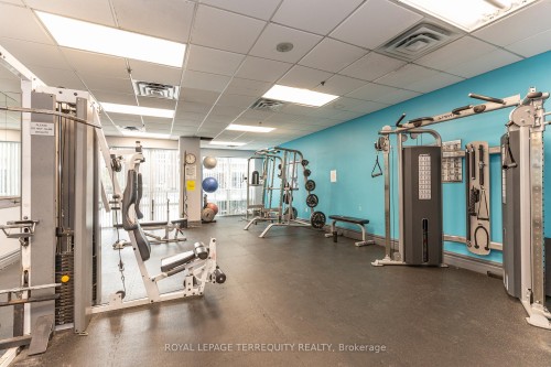 1005-15 Michael Power Place, Toronto, ON - Indoor Photo Showing Gym Room