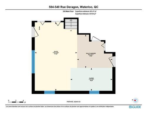 Plan (croquis) - 504  - 540 Rue Déragon, Waterloo, QC - Other