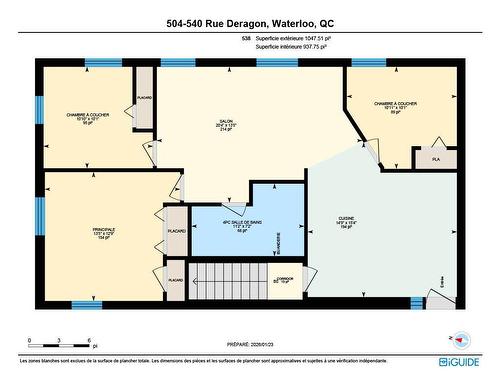 Plan (croquis) - 504  - 540 Rue Déragon, Waterloo, QC - Other