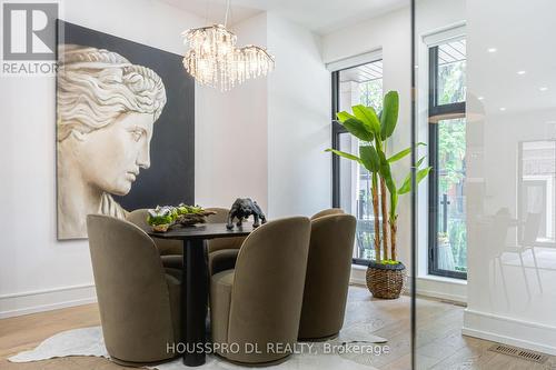Formal Dining With Stunning Statement Chandelier - 82 Major Street, Toronto, ON - Indoor Photo Showing Dining Room