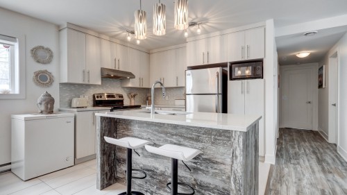 Cuisine - 469 Rue Daigneault, Saint-Amable, QC - Indoor Photo Showing Kitchen With Double Sink