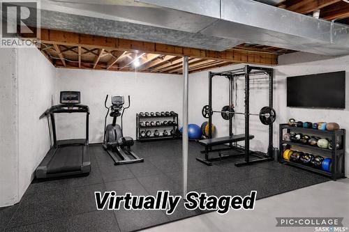 72 Kensington Crescent, Regina, SK - Indoor Photo Showing Gym Room