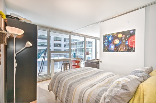 Chambre à coucher principale - 415-350 Boul. De Maisonneuve O., Montréal (Ville-Marie), QC - Indoor Photo Showing Bedroom