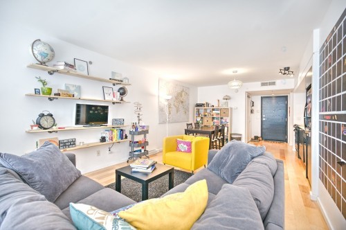 Salon - 415-350 Boul. De Maisonneuve O., Montréal (Ville-Marie), QC - Indoor Photo Showing Living Room