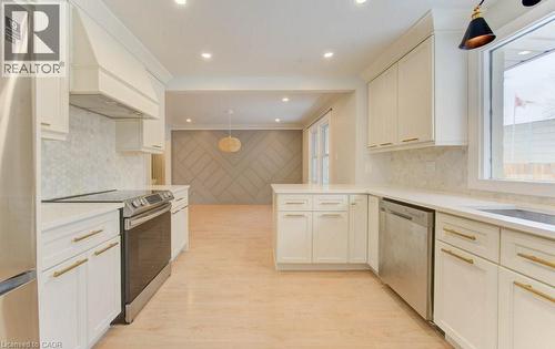 248 Dumfries Avenue, Kitchener, ON - Indoor Photo Showing Kitchen With Upgraded Kitchen