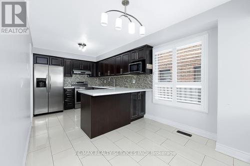 161 Hupfield Trail, Toronto, ON - Indoor Photo Showing Kitchen With Upgraded Kitchen