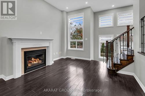 2365 Bankside Drive, Mississauga, ON - Indoor Photo Showing Living Room With Fireplace