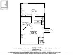 Floor plan of the basement - 