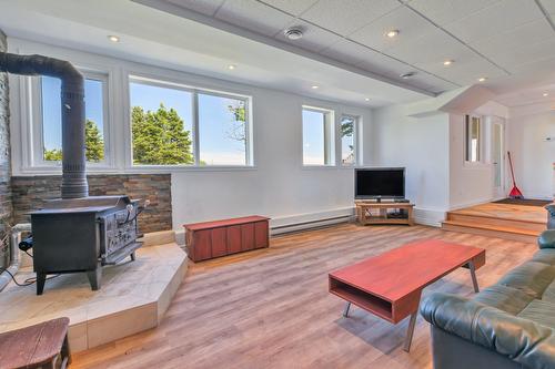 Salle familiale - 3341 Route Du Fleuve, Les Éboulements, QC - Indoor Photo Showing Living Room