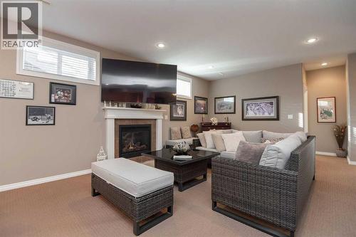15 Volk Place, Red Deer, AB - Indoor With Fireplace