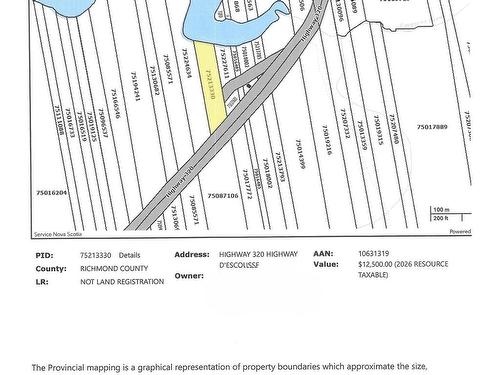 320 Highway, D'Escousse, NS 