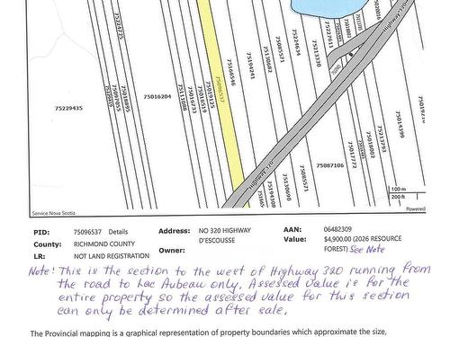 320 Highway, D'Escousse, NS 