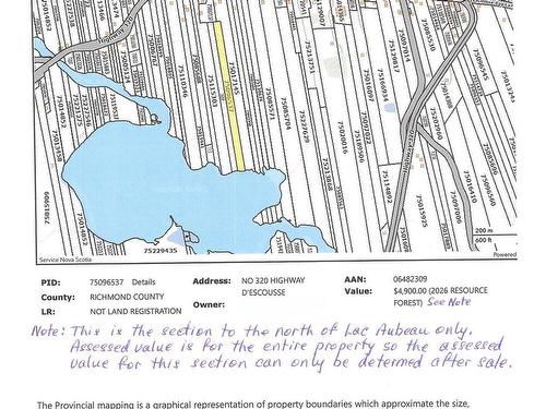 320 Highway, D'Escousse, NS 