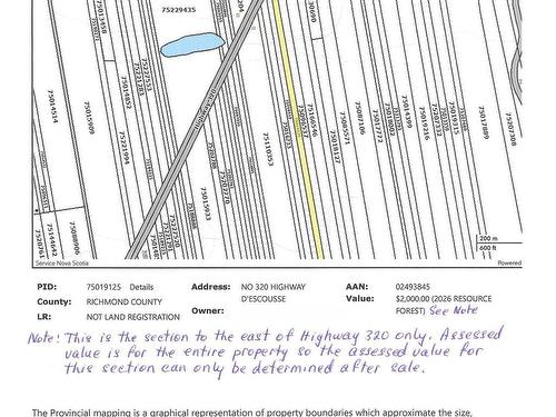 320 Highway, D'Escousse, NS 