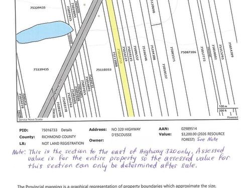 320 Highway, D'Escousse, NS 