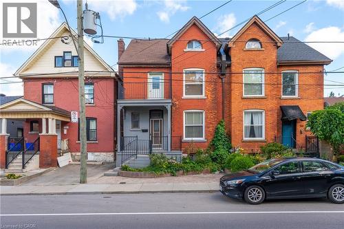 128 Hess Street N, Hamilton, ON - Outdoor With Balcony With Facade