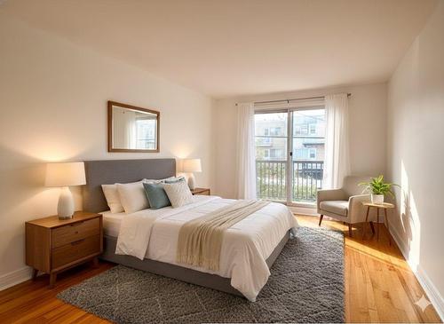 Chambre à coucher - 4-4570 Rue Bélanger, Montréal (Rosemont/La Petite-Patrie), QC - Indoor Photo Showing Bedroom