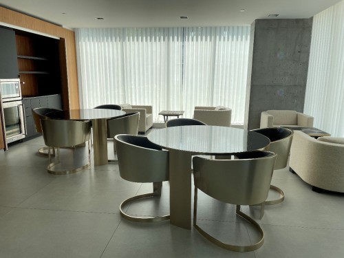 Salle communautaire - 406-1400 Boul. René-Lévesque O., Montréal (Ville-Marie), QC - Indoor Photo Showing Dining Room