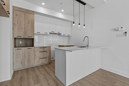 Kitchen - 205-13225 Boul. Du Curé-Labelle, Mirabel, QC - Indoor Photo Showing Kitchen With Upgraded Kitchen