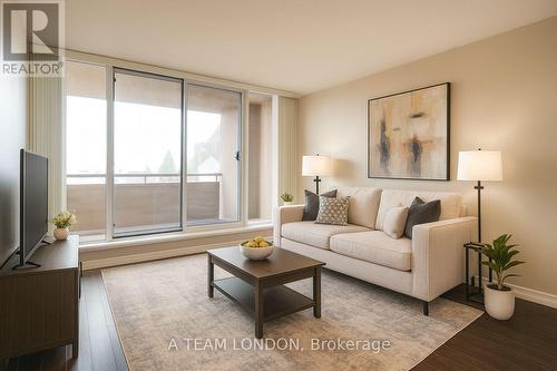 407 - 155 Kent Street, London East (East F), ON - Indoor Photo Showing Living Room