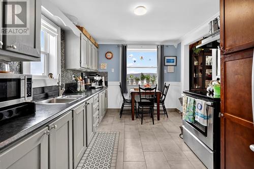 32 Longs Hill, Carbonear, NL - Indoor Photo Showing Kitchen With Double Sink