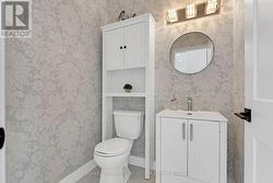 Main floor powder room - 
