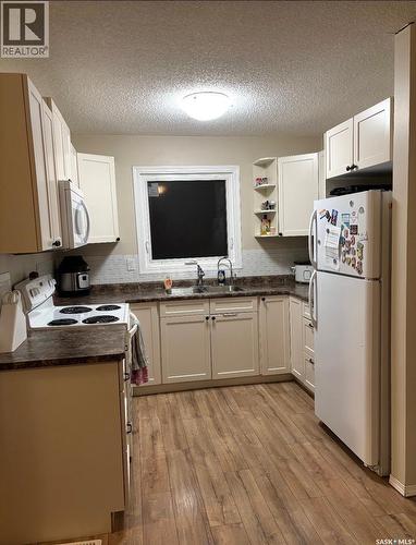 19 Hunt Crescent, Regina, SK - Indoor Photo Showing Kitchen With Double Sink
