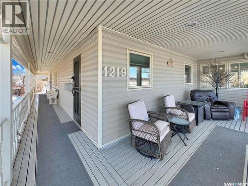 1219 River Street E, Prince Albert, SK - Outdoor With Deck Patio Veranda With Exterior