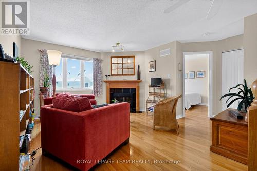 52 Great Oak Private, Ottawa, ON - Indoor Photo Showing Living Room With Fireplace