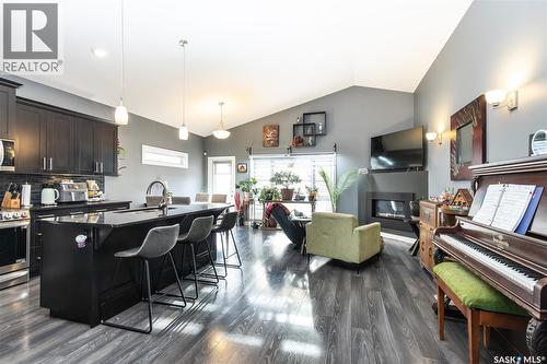 907 Werschner Crescent, Saskatoon, SK - Indoor With Fireplace