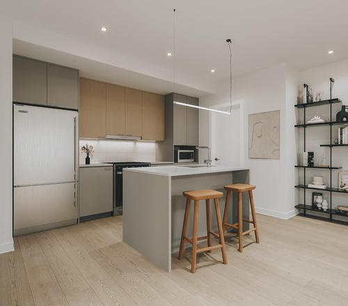 Kitchen - 102-570 Rue Du Ruisseau, Mont-Tremblant, QC - Indoor Photo Showing Kitchen