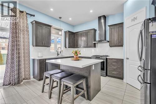 438 Blair Creek Drive, Kitchener, ON - Indoor Photo Showing Kitchen With Upgraded Kitchen