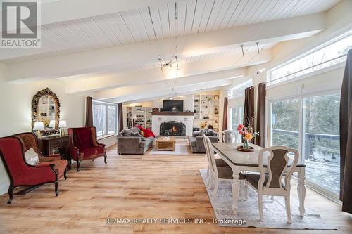 7 Shell Crescent, Mono, ON - Indoor With Fireplace