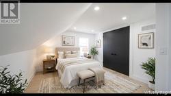 Virtually Staged Bedroom 1 - Second Floor - 
