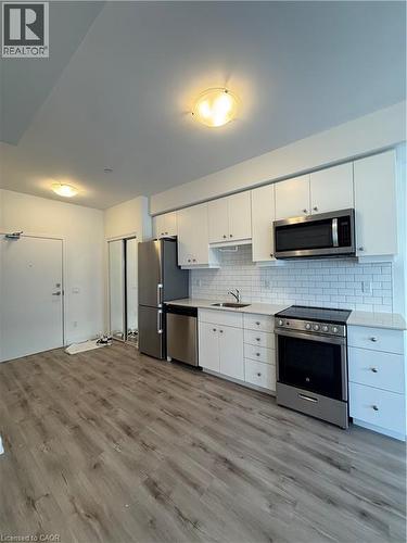 247 Northfield Drive E Unit# 406, Waterloo, ON - Indoor Photo Showing Kitchen With Stainless Steel Kitchen