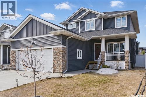 306 Secord Way, Saskatoon, SK - Outdoor With Deck Patio Veranda With Facade