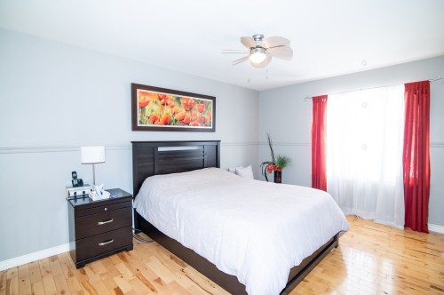 Chambre à coucher principale - 15 Rue Garneau, Saint-Pacôme, QC - Indoor Photo Showing Bedroom