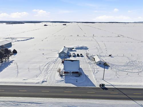Photo aérienne - 525 10E Rang E., Saint-Nazaire-D'Acton, QC - Outdoor With Body Of Water With View
