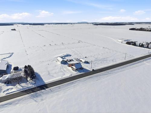 Photo aérienne - 525 10E Rang E., Saint-Nazaire-D'Acton, QC - Outdoor With Body Of Water With View