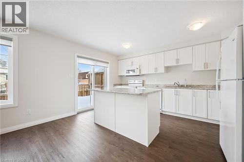 Second level contemporary kitchen - 24 Morrison Road Unit# D10, Kitchener, ON - Indoor Photo Showing Kitchen