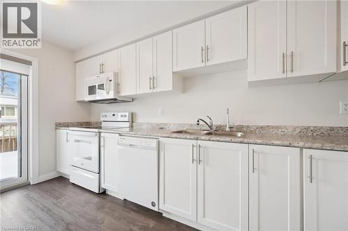 Extensive kitchen cabinetry - 24 Morrison Road Unit# D10, Kitchener, ON - Indoor Photo Showing Kitchen With Double Sink