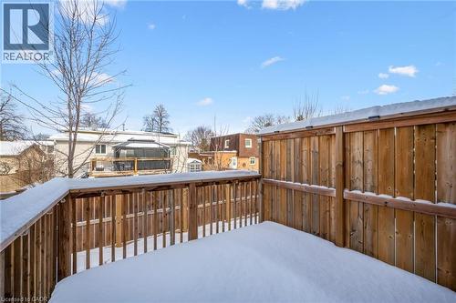 Private outdoor deck living space - 24 Morrison Road Unit# D10, Kitchener, ON - Outdoor With Deck Patio Veranda With Exterior