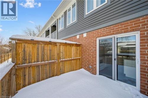 Private outdoor deck living space - 24 Morrison Road Unit# D10, Kitchener, ON - Outdoor With Exterior