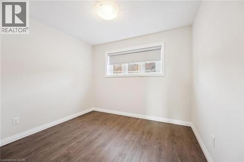 Third bedroom/ office above grade window - 24 Morrison Road Unit# D10, Kitchener, ON - Indoor Photo Showing Other Room