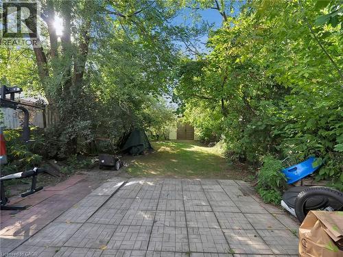 View of patio / terrace with a storage shed - 210 East 24Th Street, Hamilton, ON - Outdoor