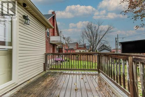 26 St. Leger Street, Kitchener, ON - Outdoor With Deck Patio Veranda