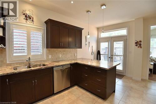 12 Degrow Crescent, Binbrook, ON - Indoor Photo Showing Kitchen With Double Sink