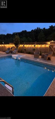 12 Degrow Crescent, Binbrook, ON - Outdoor With In Ground Pool With Backyard